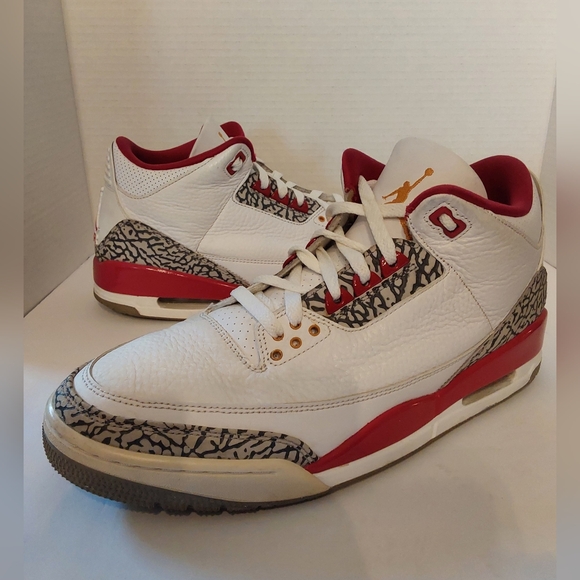 Jordan Retro 3 CARDINAL 2021 RED PREOWNED REPLACEMENT BOX - Picture 1 of 4